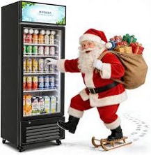 bodegacooler 10 cu. ft. commercial glass door display refrigerator (sc-290fa)
