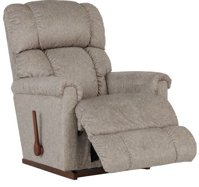 Condition photo showing New/Like New for la-z-boy pinnacle manual recliner by la-z-boy motion functionality: manual | body fabric: i-saxton marble performance chenille | motion type: rocker recliner 890–03