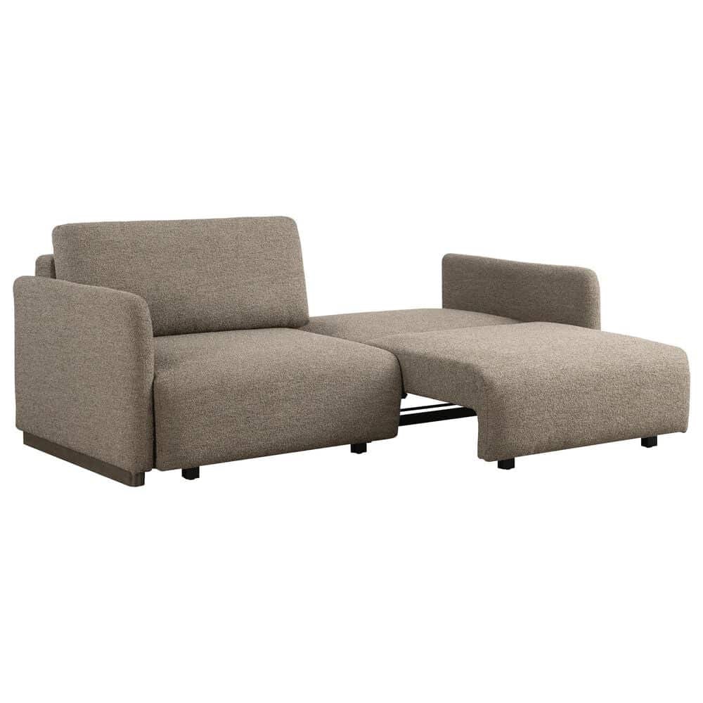 Condition photo showing New/Like New for serta lifestyle solutions tahoe convertible sofa in brown  sku#: 68954015 dream convertible code 1138058brn convertible sofa brown