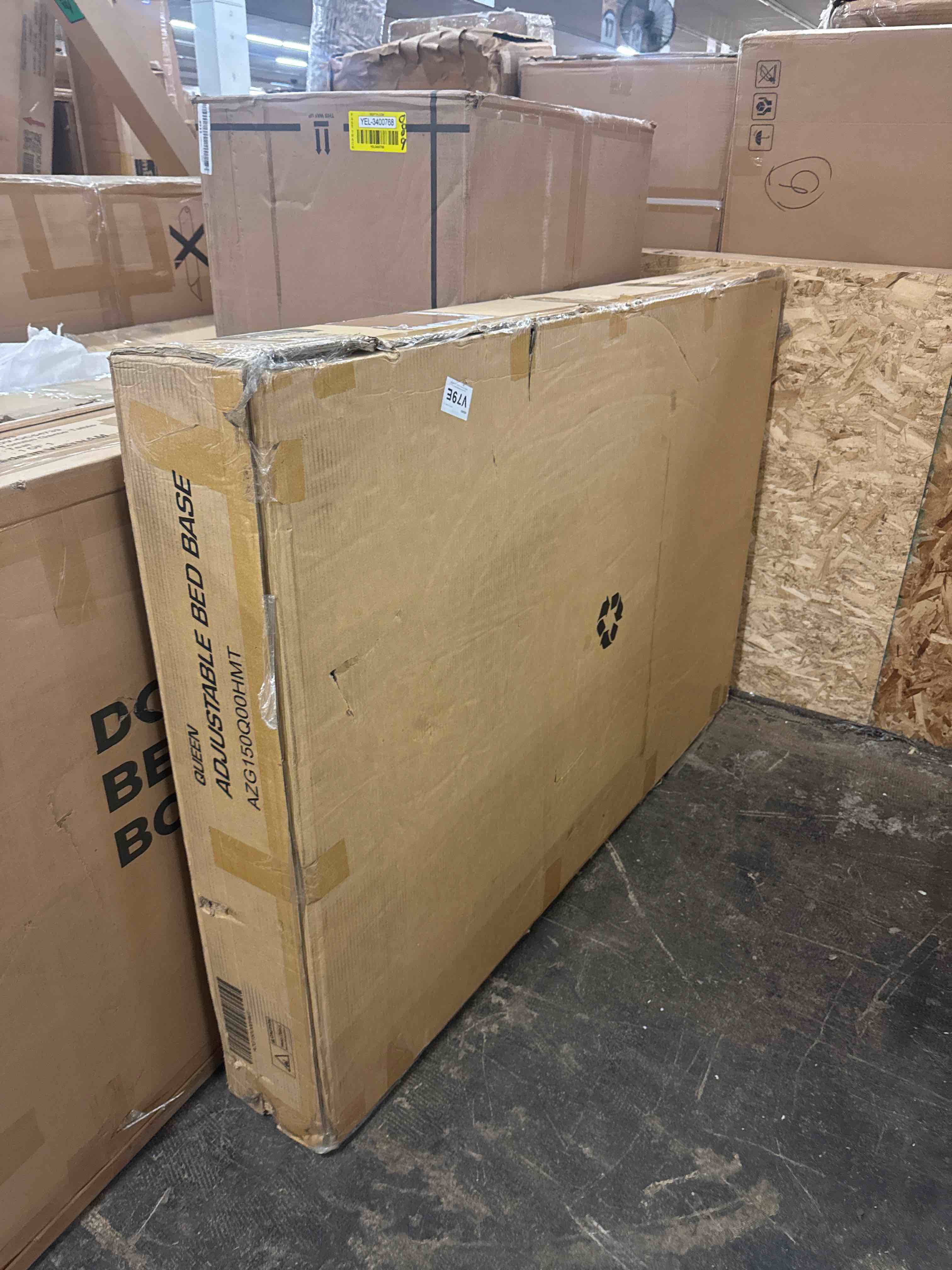 Condition photo showing New/Like New for sven & son bliss adjustable bed base-frame + 10 inch memory foam matt (firm), head and foot lift, lumbar, pillow-tilt, massage, under-bed lights, usb, memory, zero gravity - queen
