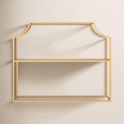 Condition photo showing New/Like New for Wyat 4 Piece Metal Accent Shelf By Birch Lane