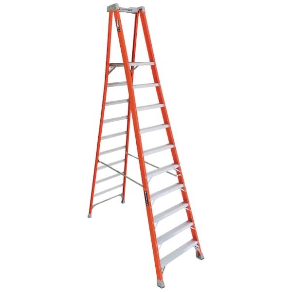Louisville shox 10 foot step ladder 845-7397