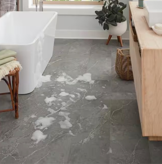 Featured:(2306.56 SQ FT.) SHAW WABASHA - MATTE SMOKE - 12" X 24" WATERPROOF LUXURY VINYL TILE! CLOSED SUNDAY MAY 10TH FOR MOTHERS DAY