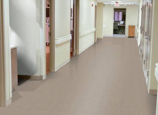 Condition photo showing New/Like New for (630 sq.ft.) armstrong flooring imperial texture vct 12 in. x 12 in. earthstone greige standard excelon commercial vinyl tile (45 sq. ft. / case) (bid is per sq.ft./ lot is for 630 sq. ft. total. msrp $1.99 per sq ft.)