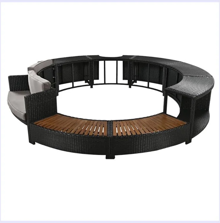 Condition photo showing New/Like New for fabiyi 5 - person patio conversation set with cushions by latitude run®