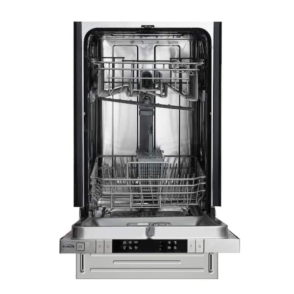 Condition photo showing New/Like New for 18 in. ada panel ready with 8 place settings 52 db dishwasher in stainless-steel (km-dw1852-pr)