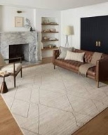 Condition photo showing New/Like New for 11 ft 6 in. x 15 ft. loloi rug darby dar-06, sand/dark grey