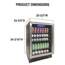 Condition photo showing New/Like New for vinotemp connoisseur series 46 single-zone beverage cooler sku: el-46wcbc-l