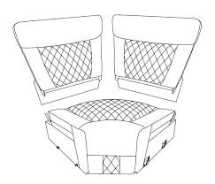 Condition photo showing New/Like New for lifestyle furniture gn4732-w wedge gn4732-w wedge