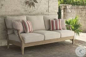 signature design by ashley outdoor furniture carter hall outdoor sofa with cushion p601-838 at lynchs furniture auburn (pre-assembled - does not include cushions. $389 for sunbrella no-fade cushions.tons of less expensive options too. see photos.)