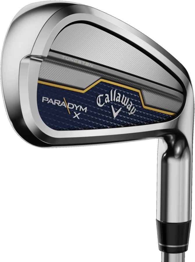 Condition photo showing New/Like New for callaway golf lh paradym x irons 5-pw 6-9 stiff flex left handed 5-piece set