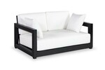 Condition photo showing New/Like New for montford aluminum 2-seat sofa design: cpt1003b