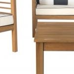 Condition photo showing New/Like New for safavieh alda 4 piece outdoor set with accent pillows design: pat7033c