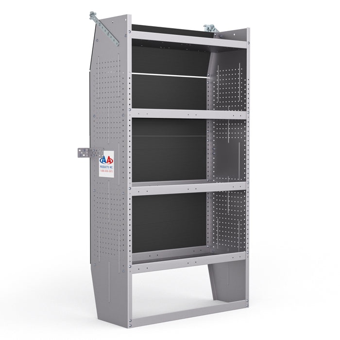 Condition photo showing New/Like New for aa products sh-6003 steel mid/high roof van shelving storage system fits transit, nv, promaster and sprinter, van shelving units, 32''w x 60''h x 13''d(sh-6003) by aa products inc