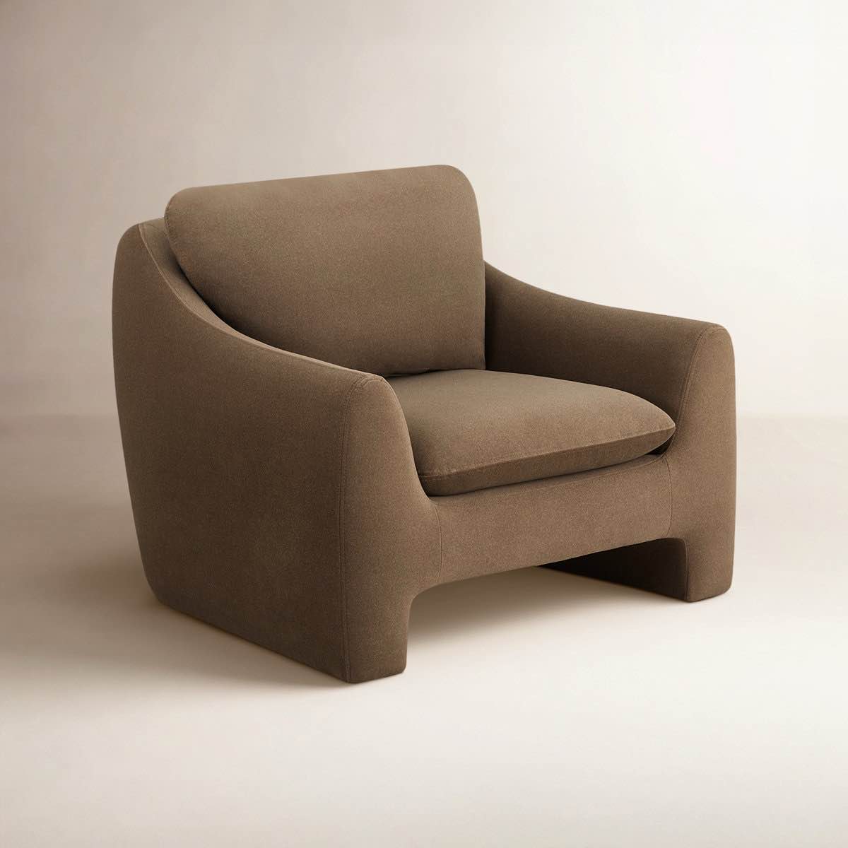 Condition photo showing New/Like New for all modern elodie 42'' upholstery modern armchair