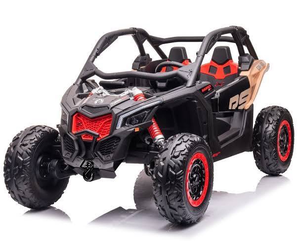 Condition photo showing New/Like New for can-am maverick (dk-ca001) black licensed brp can-am maverick x3 | 24v 4wd ride-on buggy 