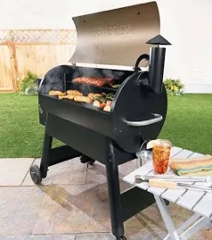 Condition photo showing New/Like New for traeger pro 34 wood pellet grill & smoker, 884 sq in, wifi | 450°f max temp, meat probe included, 6-in-1 bbq versatility – grill, smoke, bake, roast, braise & bbq