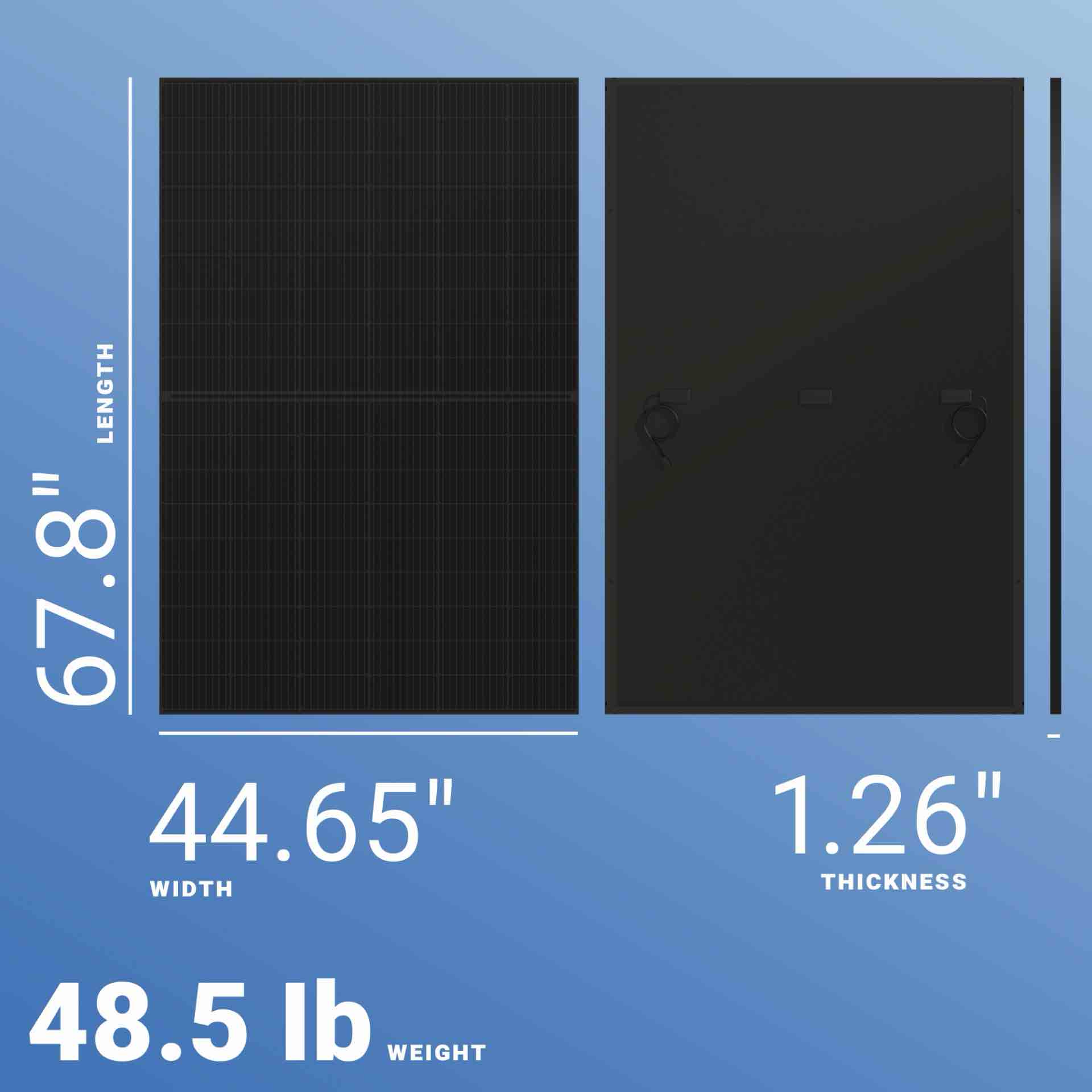 Condition photo showing New/Like New for gstar solar 435w solar panel 108 cell cleanedge all black gsn7s54t-435bb wholesale 34 panels per pallet