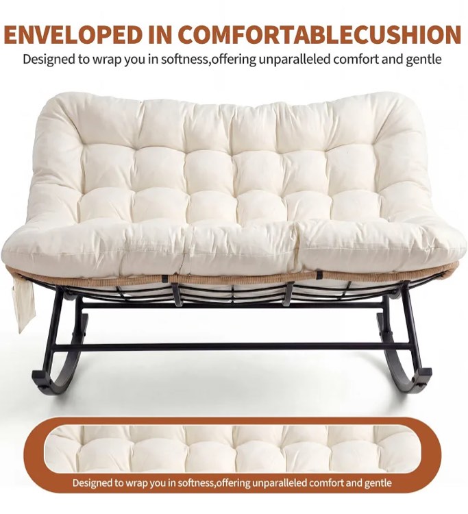 Condition photo showing New/Like New for garvee reinforced rocking patio chair 