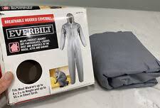 Everbilt Gray Breathable Hooded Coveralls Fits Sz L/XL