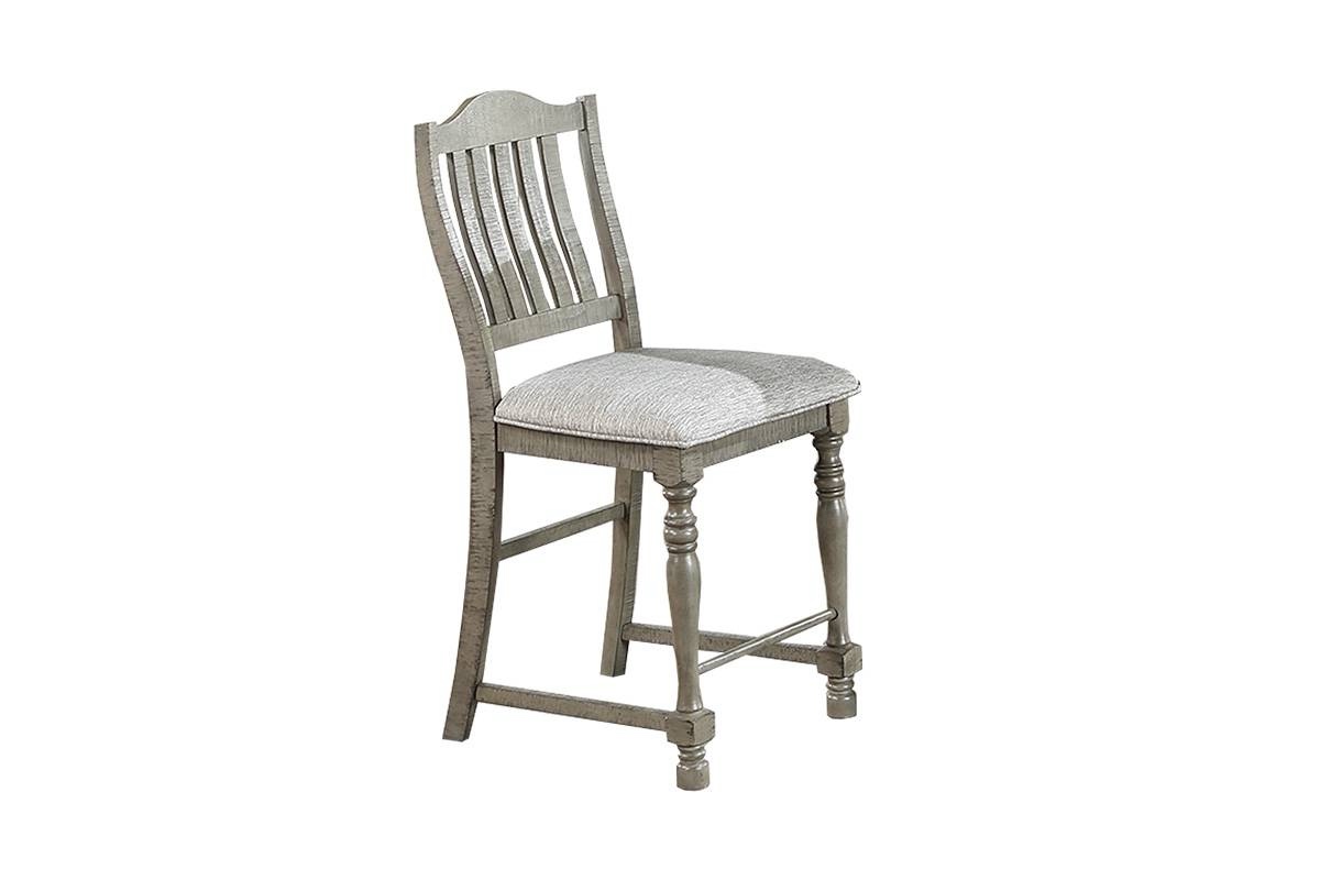 Poundex High Chairs grey Set of 2