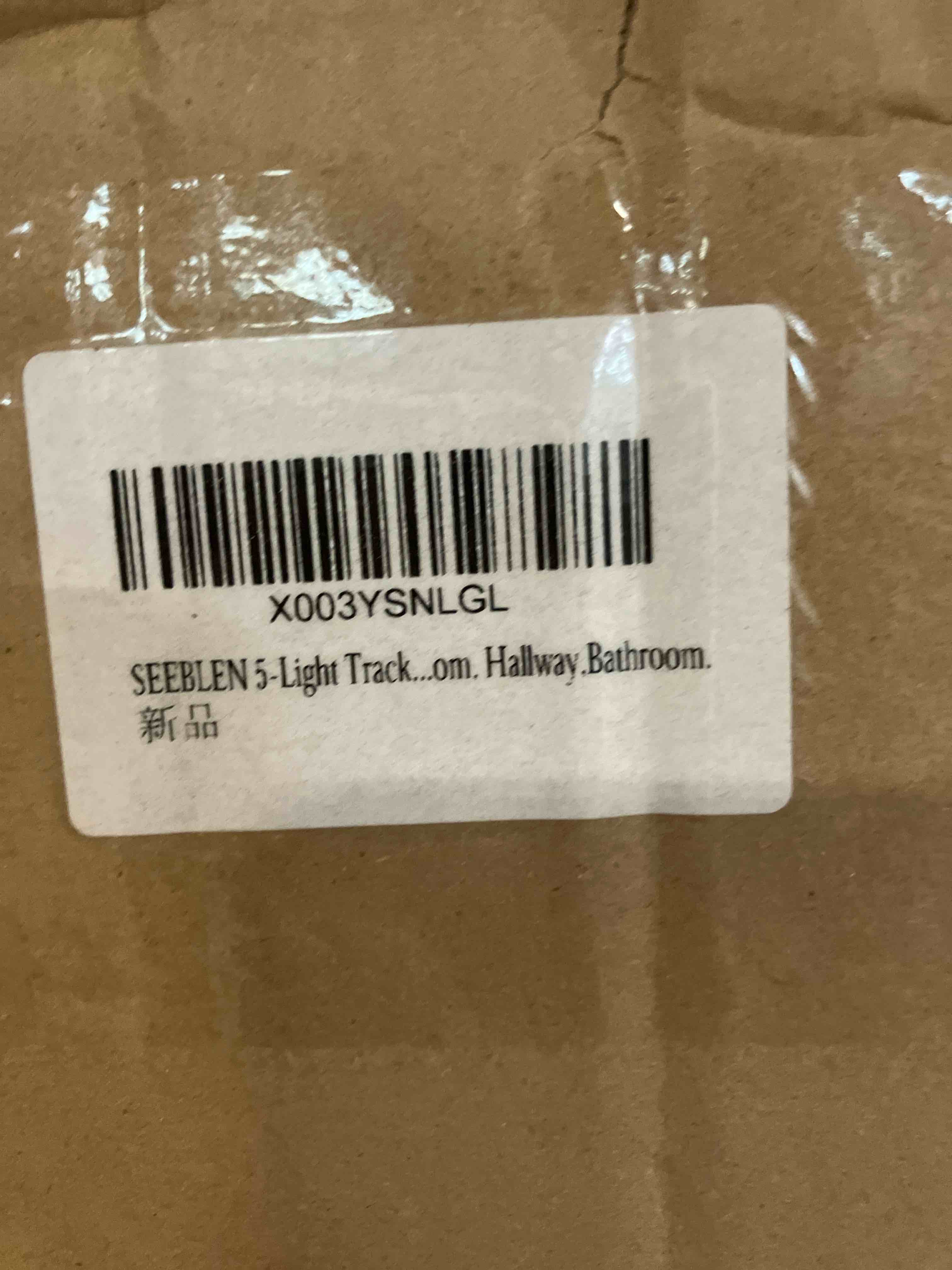 SEEBLEN 5Light Track Light Fixtures Ceiling/Wall Mount, Adjustable