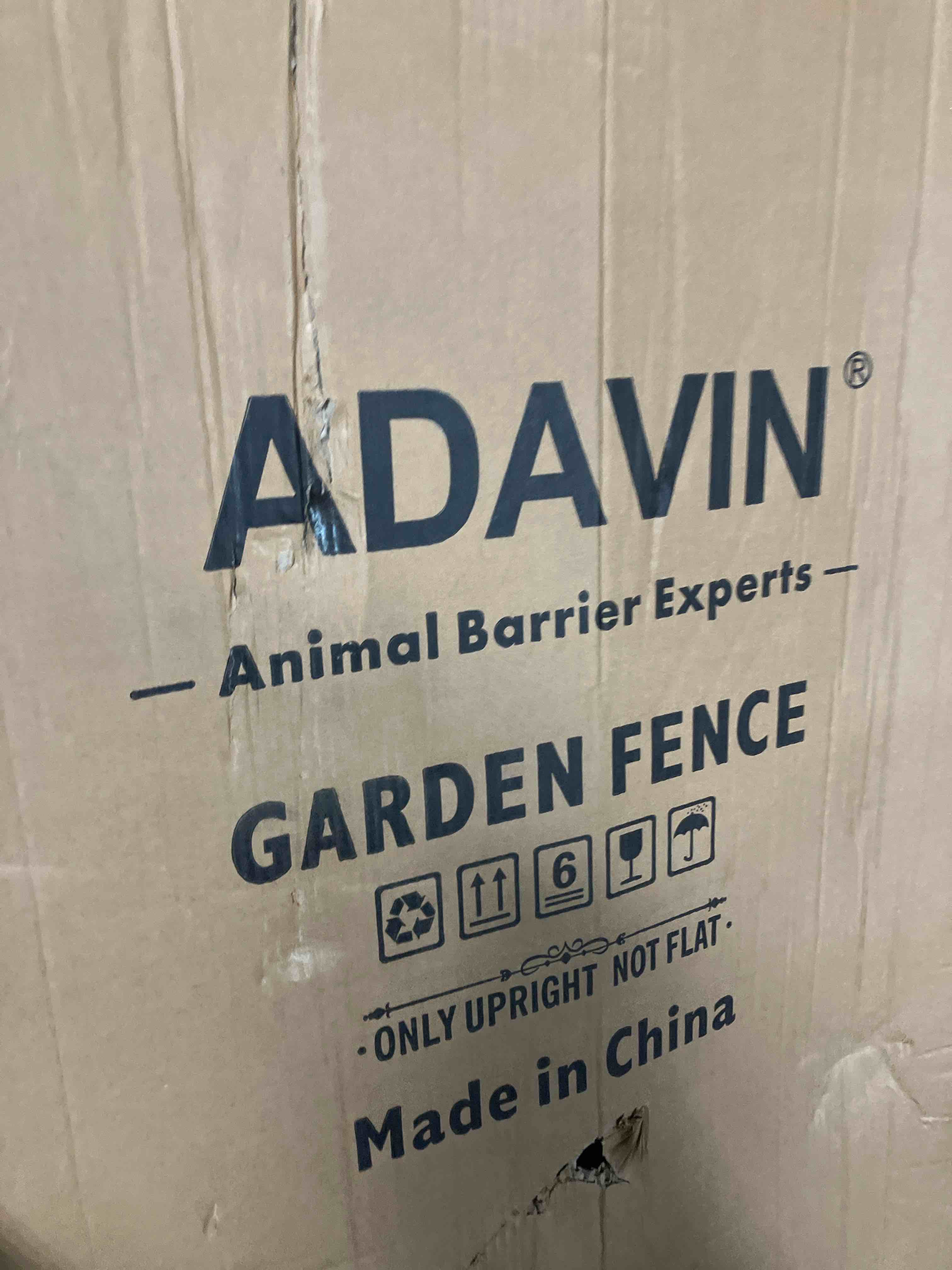 ADAVIN Tall Garden Fence with Gate, 48 in(H) 8 Panels Heavy Duty Iron