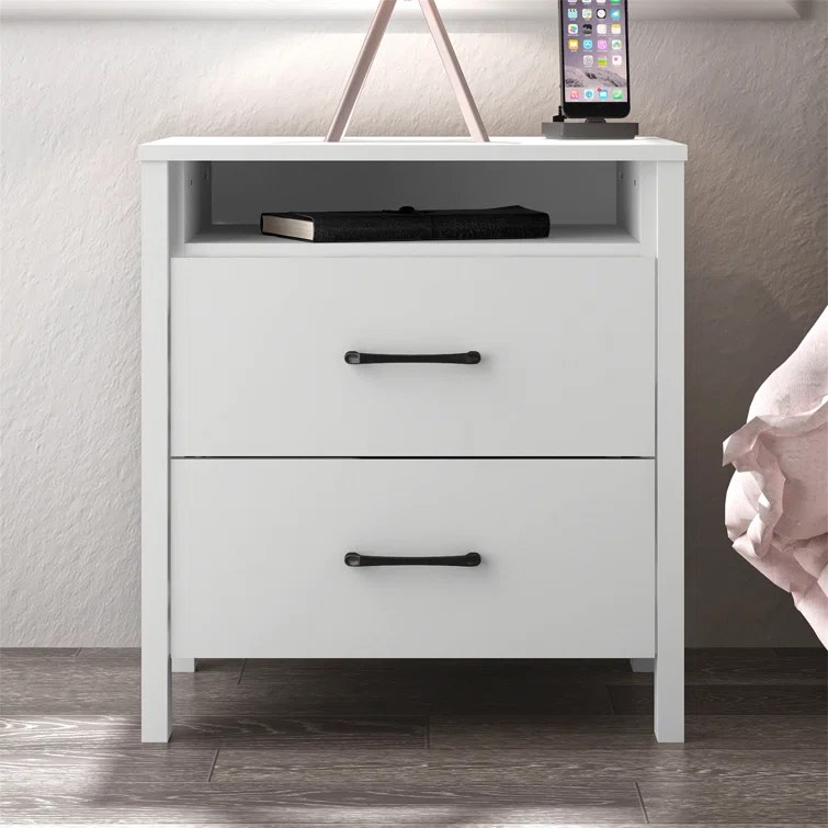 Allysyn 22.7" 2 Drawer Nightstand