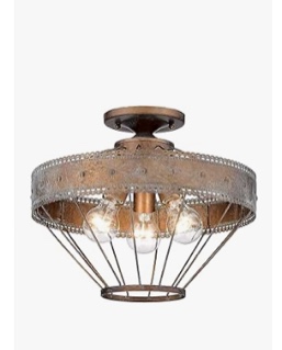 Golden Lighting 7856-FM CP Traditional, Copper Patina