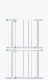 Safety 1st Easy Install Extra Tall & Wide Walk Through Gate, Fits between 29" and 38"