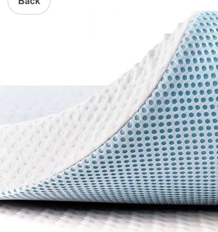 subrtex 3 Inch Gel-Infused Memory Foam Mattress Topper High Density Cooling Bed Topper Pad Removable Fitted Cover Ventilated Design (Queen)