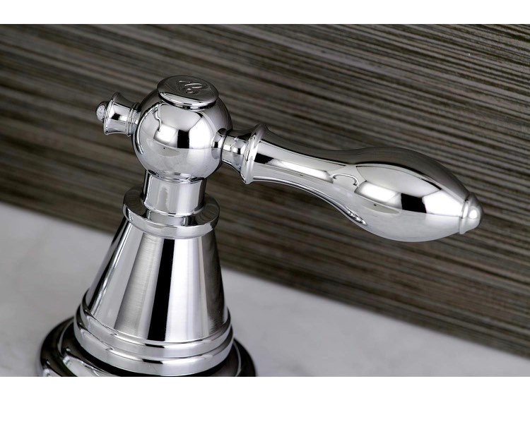Kingston Brass FSC1971AL English Classic Widespread Lavatory Faucet, 5-5/16" Spout Reach, Polished Chrome