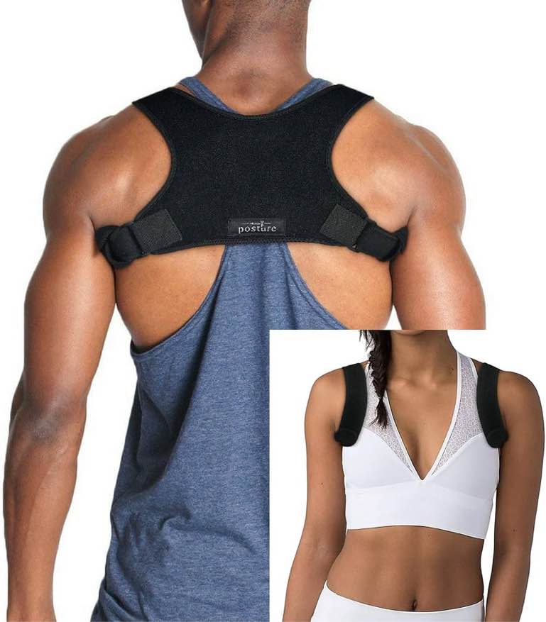 Discreet Posture Corrector For Men And Women That Provide Clavicle And Should..
