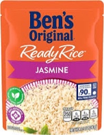 BEN'S ORIGINAL Ready Rice Jasmine Rice, Easy Dinner Side, 8.5 oz Pouch (Pack of 12)