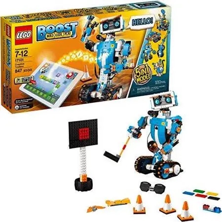 (LEGO BUNDLE X6) LEGO BOOST Creative Toolbox 17101 Coding STEM Set x 2, LEGO Star Wars: The Clone Wars Coruscant Guard Gunship 75354 Buildable Star Wars Toy for 9 Year Olds, Gift Idea for Star Wars Fans Including Chancellor Palpatine, Padme and 3 Clone Trooper Minifigures,   LEGO Icons Galaxy Explorer 10497 90th Anniversary Collectible Edition Model Spaceship, Space Building Set with Astronaut Figures, Gift Idea x2, 60294 LEGO City Stunt Show Truck 