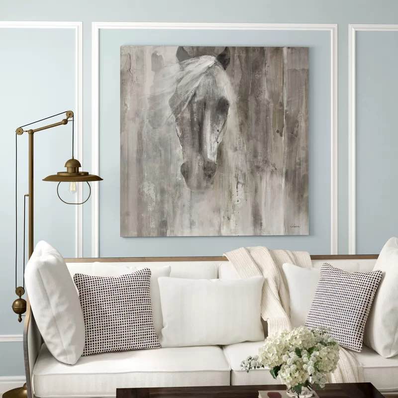 Shadow Light by Albena Hristova on Canvas Shadow Light Canvas Wall Decor by Artist Albena Hristova for Living Room, Bedroom, Bathroom, Kitchen, Office, Bar, Dining & Guest Room - Ready to Hang - 48 in x 48 in.