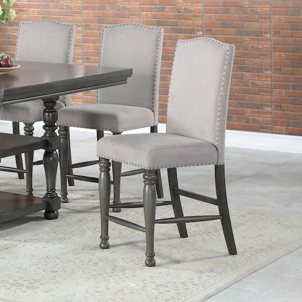 (6) Steve Silver CW700CC Caswell 24" Counter Stool (BID IS PER BOX OF 2 CHAIRS X3 BOXES = 6 CHAIRS IN 3 BOXES OF 2 CHAIRS EACH.)