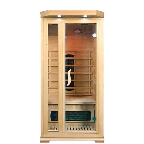 1 - 2 Person Sauna Far Infrared Canadian Hemlock Sauna Cabin W/Ceramic Heaters- ZY-001 - Solo Product Code: GSI-1-2-PERSON-ZY-0011