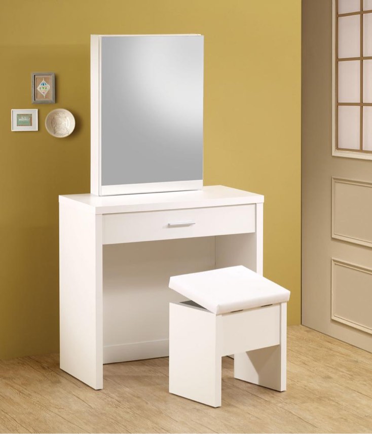COASTER - 2-PIECE VANITY SET IN WHITE FINISH - 300290 by Coaster