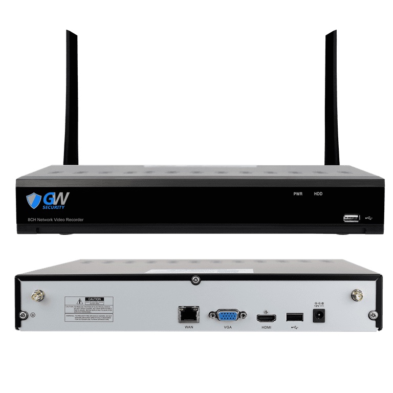 GW 8 Channel Wireless HD 1440P Home Security Camera System, 8ch WIFI NVR with 4 x 4MP Two-Way Audio Security Cameras, 180-Day Battery Life, Spotlight Color Night Vision, Outdoor Indoor, No Monthly Fee