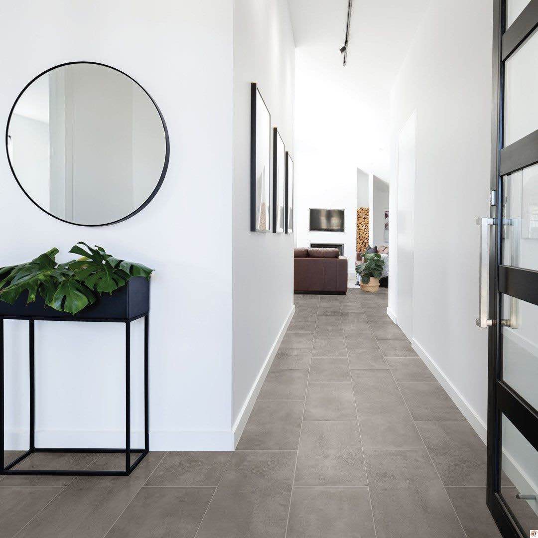 (1650 Sq. Ft.) Daltile RevoTile-Concrete Look 12x24 - Power Grey - RV90 1224CLK1P SKU RV90 1224CLK1P (BID IS PER SQ FT, LOT IS FOR 1650 SQ FT TOTAL.)