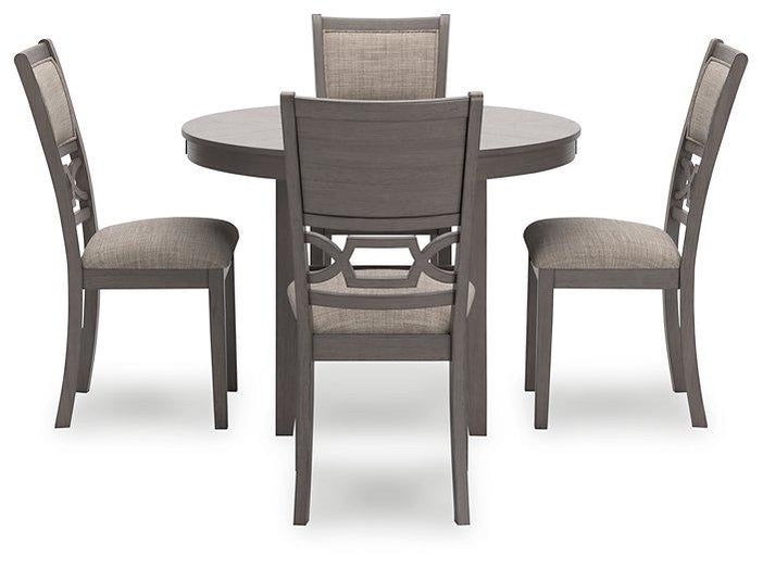 Shullden Drop Leaf Dining Table & 4 Wrenning Dining Chairs by Signature Design by Ashley