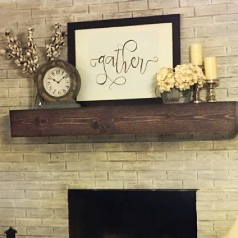 Midwood rustic XL fireplace shell mantle 439-241-4752