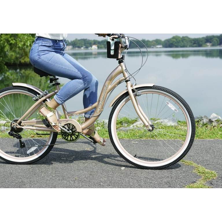 26" Kent Bayside Cruiser Bicycle, Fits Rider: 5'2"-5'10", Rose Gold, Adult, Unisex