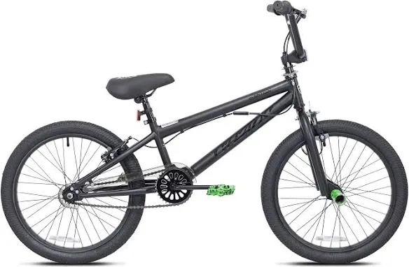 20" Kent Chaos BMX Bicycle, Fits Rider 4'2" - 5', 0", Hydro Dip Matte Black, Child, Unisex