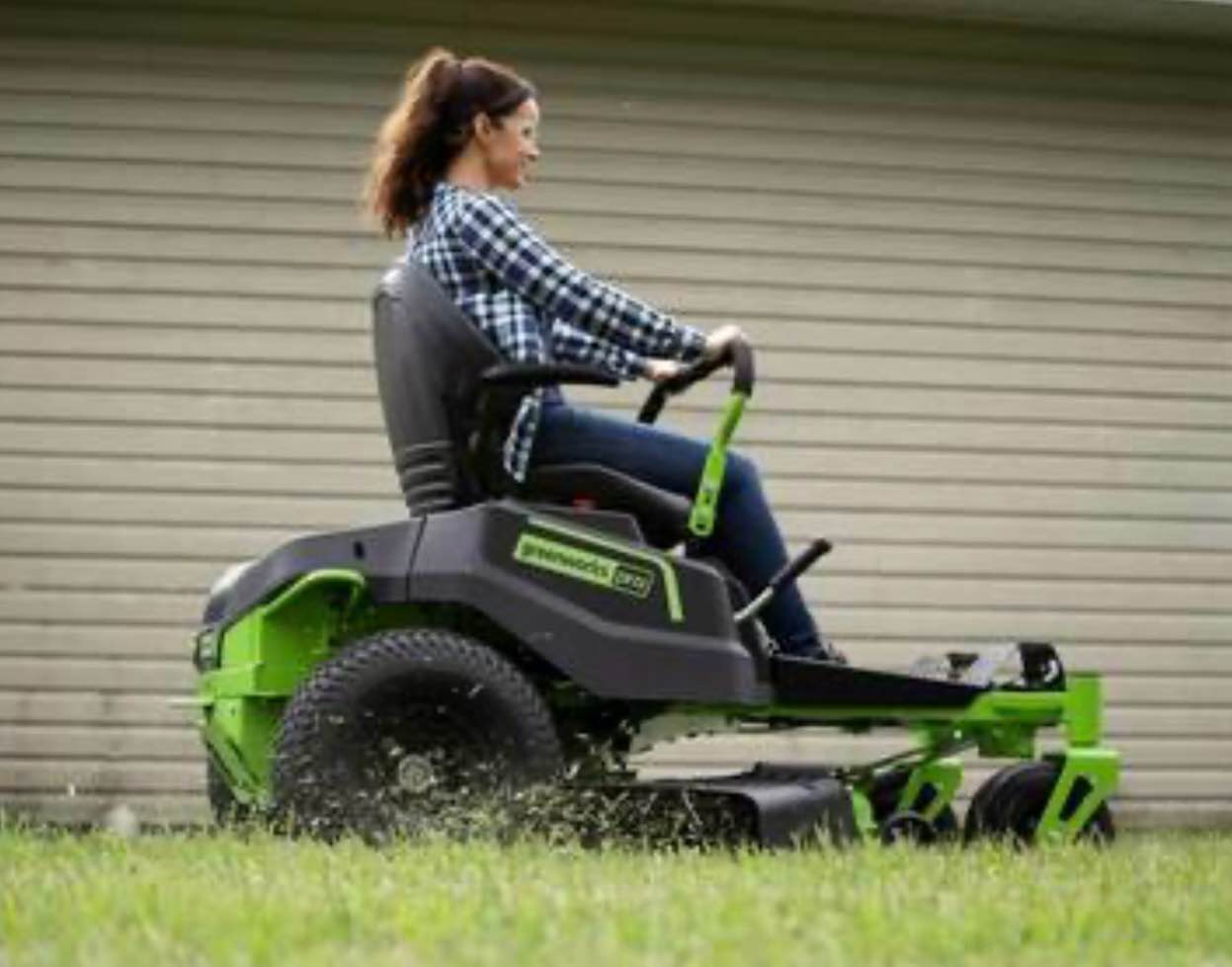 $Featured Auction$: Greenworks Commercial 82V 42" CrossoverZ Ride-On Zero Turn Mower! 