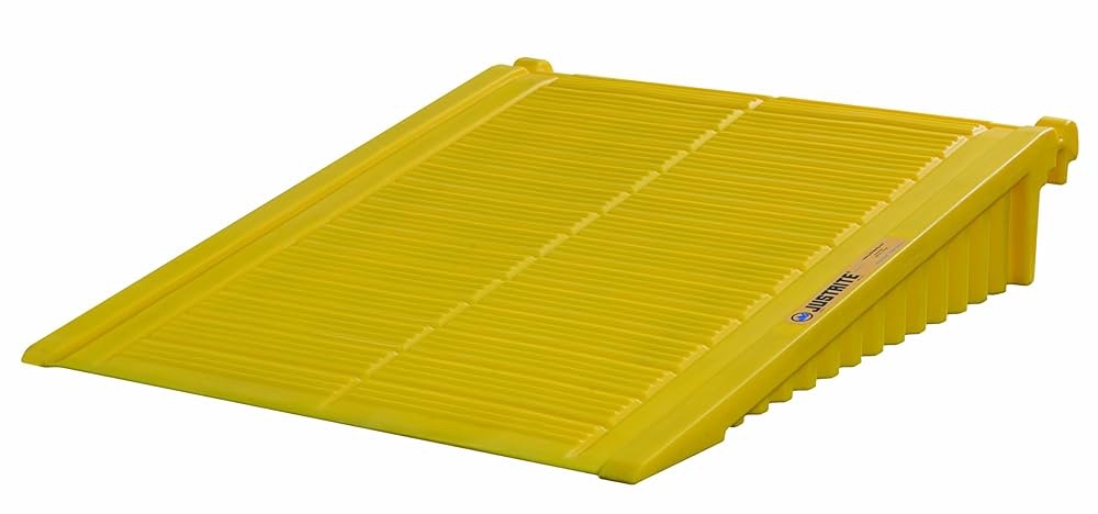 Justrite Pallet Drumshed Ramp - Yellow - 28678 1000lbs. Capacity
