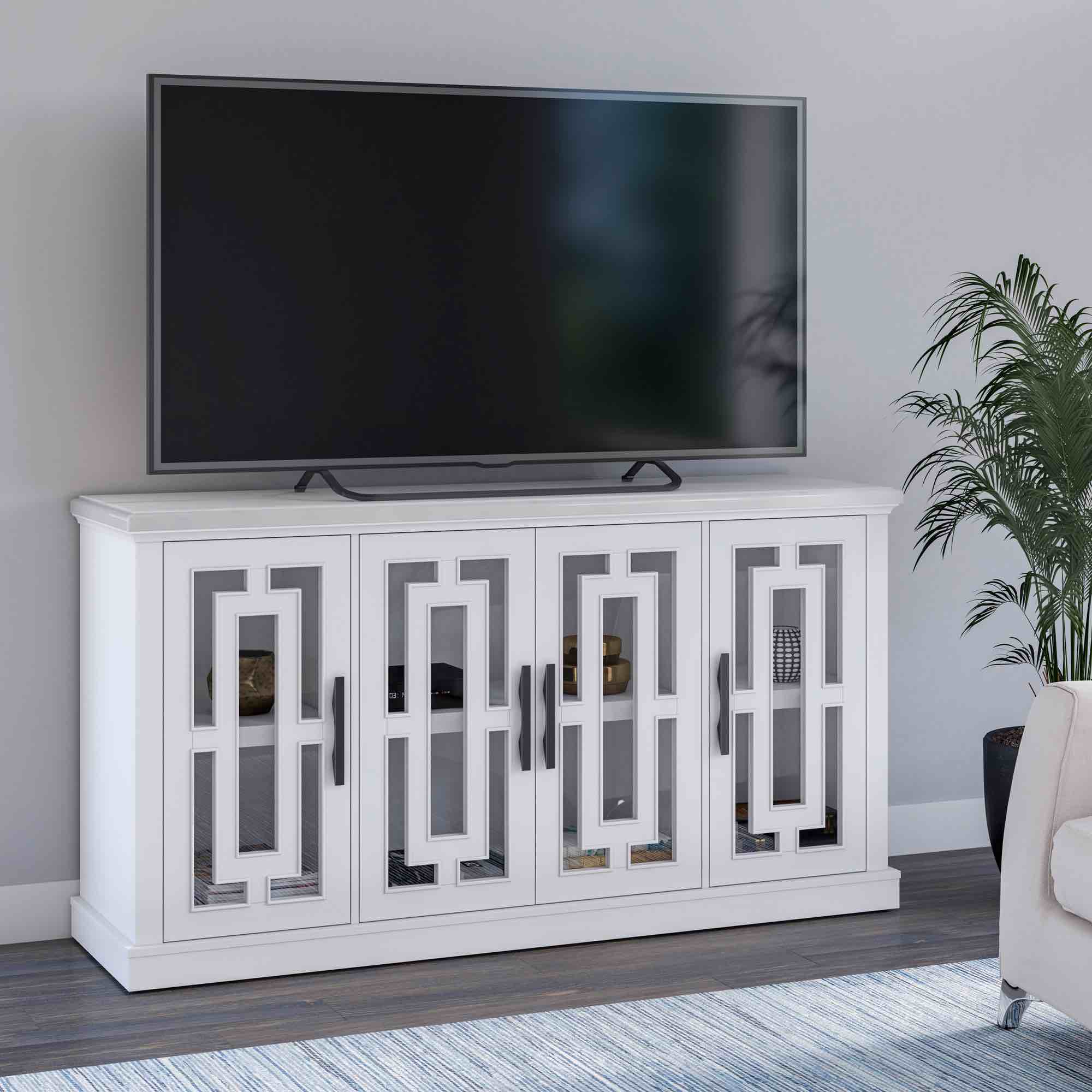 Tresanti Kerrigan Accent Console, White Marble