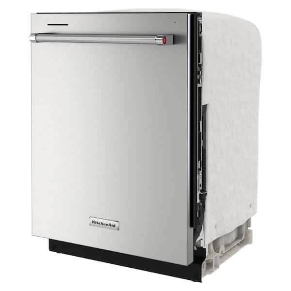 KitchenAid KDTM604KPS 24 inch Built-In Fully Integrated Dishwasher with 16 Place Settings, FreeFlex Third Rack and Advanced Clean Water Wash System (Stainless Steel with PrintShield Finish)