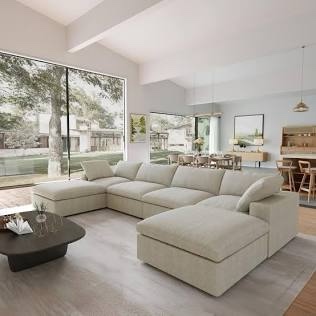 M.V.P. Extravagant Venini Cloud Modular Sectional! (Row 10)